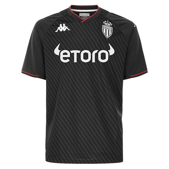 Tailandia Camiseta AS Monaco 2ª 2021 2022 Negro